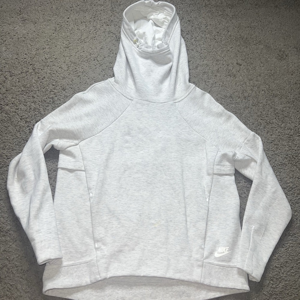 Nike Tech Fleece Pullover Hoodie Grey‎ Heather Men Medium